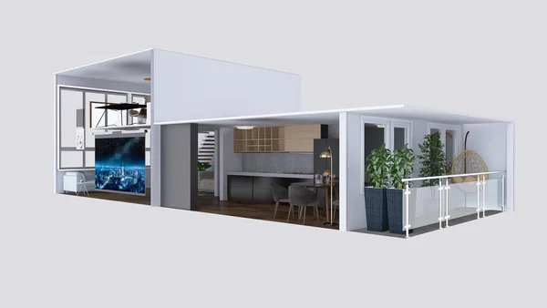 Vizualizace 3D modelem - Baloun